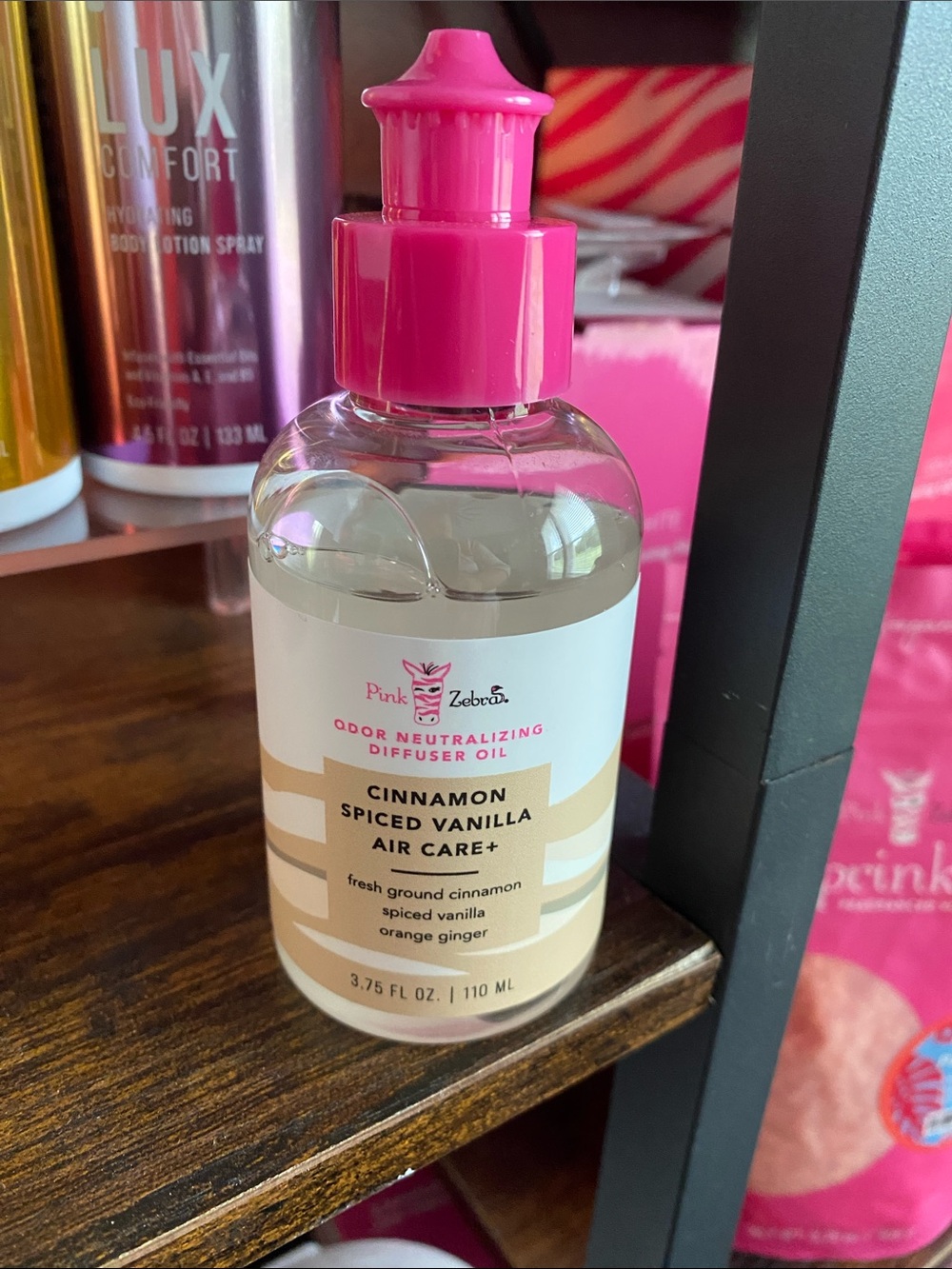 Cinnamon Spiced Vanilla Air Care+ Pink Zebra Diffuser Oil
